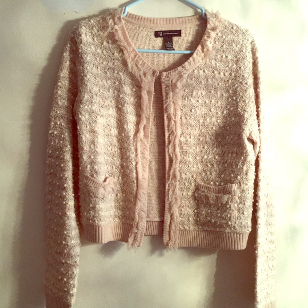 INC INTERNATIONAL Cream sweater